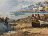Teresa Reginato, Marina con pescatori