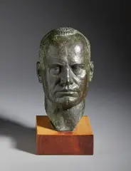 Albino Manca, Ritratto di Mussolini, sculpture