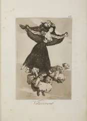 Dalla serie Los Caprichos. Volaverunt by Francisco Goya, print (other), sold Jul 2023
