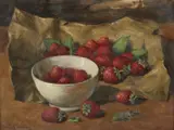 Vittorio Gussoni, Natura morta con fragole