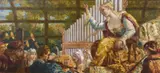 Giuseppe Catani Chiti, Attribuito a. Celebrazioni in onore della regina o Allegoria della Primavera