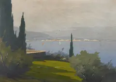Luigi Delai, Veduta del Lago di Garda