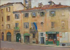Alfonso Corradi, Via Laghetto a Milano