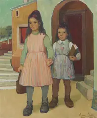 Giulio Vito Musitelli, Due bambine