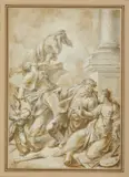 Attribuito a. Allegoria della Pittura by Giuseppe Marchesi Detto Il Sansone, sold Feb 2023