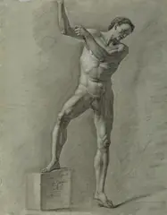 Nudo maschile e studi anatomici by Pietro Vincenzo Mosca, sold Feb 2023