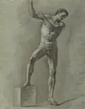 Pietro Vincenzo Mosca, Nudo maschile e studi anatomici