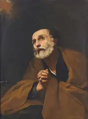 Jusepe de Ribera, Ambito di. San Pietro penitente