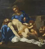 Annibale Carracci, copia da. Pietà