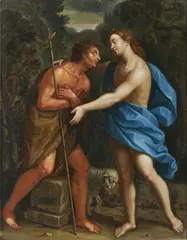 Marcantonio Franceschini, Attribuito a. Incontro tra Gesù e san Giovanni Battista