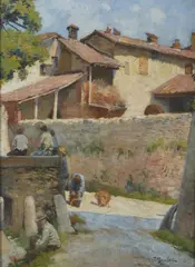 Tommaso Aroldi, Cascinale con personaggi