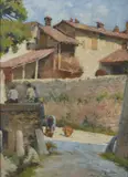 Tommaso Aroldi, Cascinale con personaggi