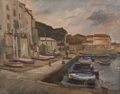 Francesco Arata, Barche in porto