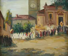 Felice Vellan, Processione nel canavese