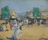 Giorgio Oprandi, Mercato di Cheren, Eritrea