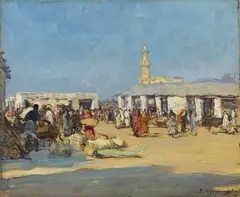 Giorgio Oprandi, Mercato di Agordat, Eritrea
