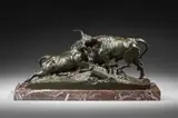 Auguste Clésinger, Lotta tra tori, sculpture
