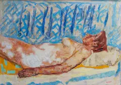 Fausto Pirandello, Nudo di donna rossa