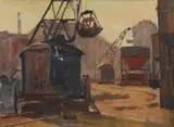 Walter Lazzaro, Gru (controluce) - Il Naviglio