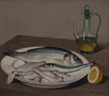 Francesco Trombadori, Natura morta con pesci
