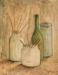 Natura morta by Louay Kayyali, sold Dec 2023