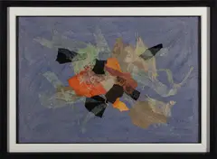 Collage by Giulio Turcato, sold Dec 2023