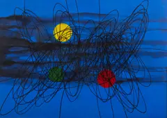 Spirale by Roberto Crippa, 1970, acrylic on paper, sold Dec 2023