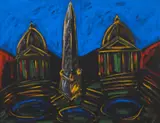Piazza del Popolo by Tano Festa, sold Dec 2023