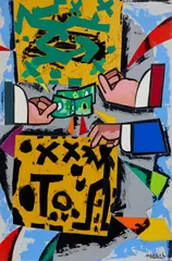 Io do un Penk a te by Ugo Nespolo, sold Dec 2023