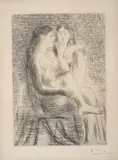 Deux Nus assis by Pablo Picasso, print (other), sold Jun 2023