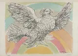 Colombe volant (à l'arc-en-ciel) by Pablo Picasso, print (other), sold Jun 2023