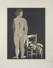 Modella con sedia by Giacomo Manzù, print (other), sold Jun 2023