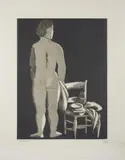 Giacomo Manzù, Modella con sedia, print (other)