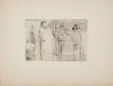 Giacomo Manzù, Lo scultore nello studio, print (other)