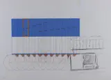 Progetto blu by Agostino Bonalumi, print (other), sold Jun 2023