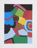 Alberto Burri, Tavola 5. Foglio proveniente dalla cartella Serigrafie, 1973–1976, print (other)