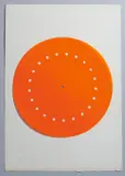Disco spaziale (arancione) by Lucio Fontana, print (other), sold Jun 2023
