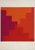 Richard Paul Lohse, Vier gestufte Flächen in Rot