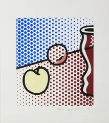Roy Lichtenstein, Still Life with Red Jar, print (other)