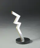 Lucio Del Pezzo, Zig-zag colore, sculpture