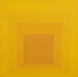 Homage to the Square. Maquette per l' arazzo "4 carrés jaune orange" by Josef Albers, sold Jun 2023