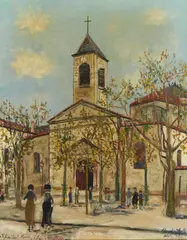 Maurice Utrillo, Eglise Saint - Maurice à Lyon-Monplaisir (Rhone)