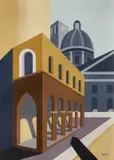 Fortunato Depero, Reggio Emilia (Portici in Piazza Trinità)