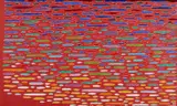 Rosso A by Piero Dorazio, sold Jun 2023