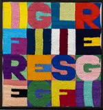 I fregi e gli sfregi by Alighiero Boetti, sold Jun 2023