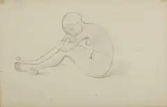 Felice Casorati, Nudino seduto