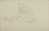 Felice Casorati, Nudino seduto