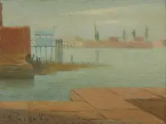 Antonio Calderara, Il campanile di Mazzorbo
