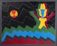 Pallanuoto by Franco Angeli, sold Apr 2023