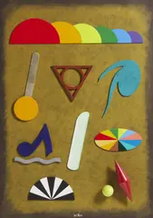 Tavola armonica by Lucio Del Pezzo, sold Apr 2023